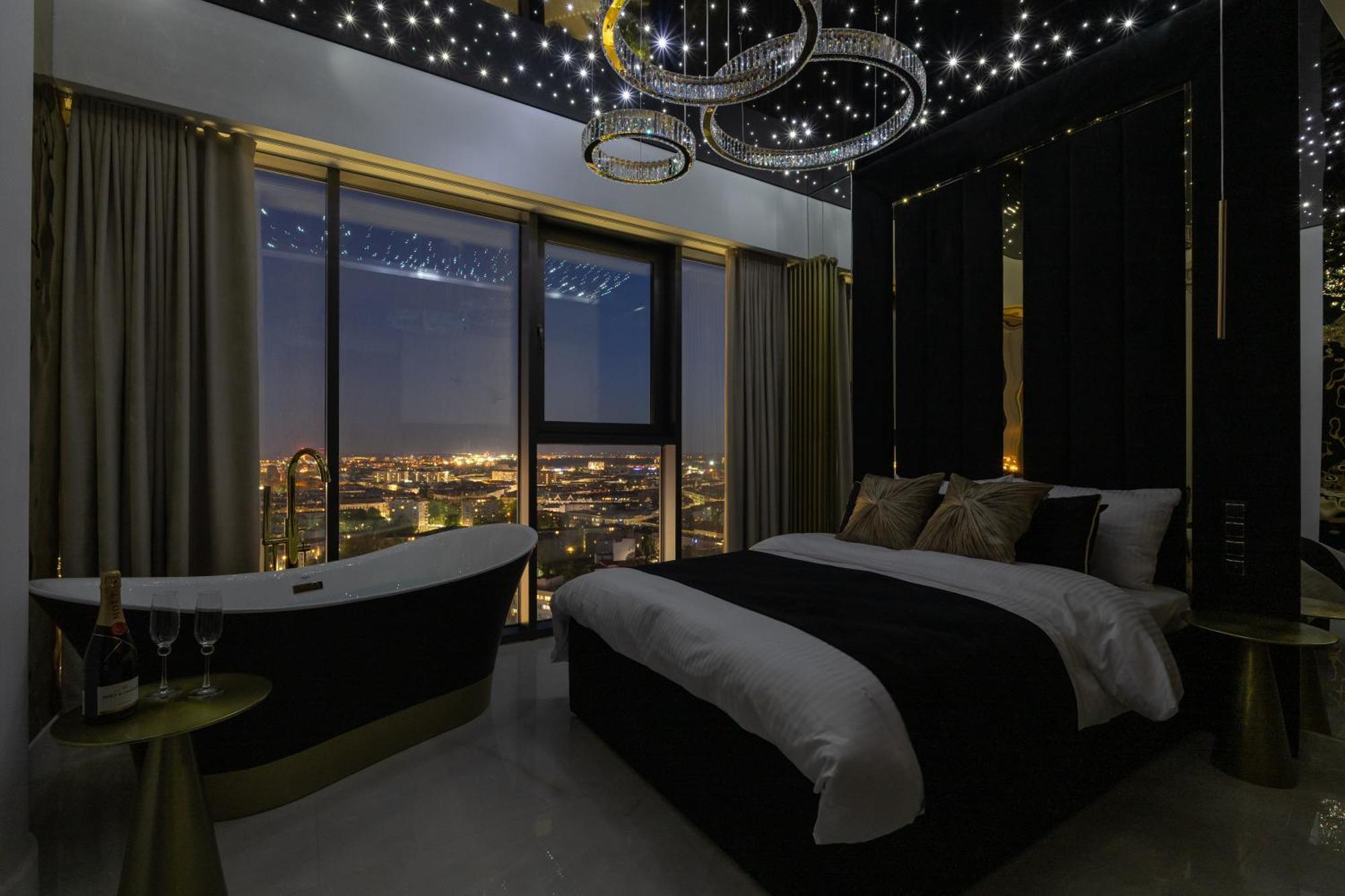 Apartment Goldstar Apartament- Wanna Z Widokiem, 19 Pietro, Hanza Tower Szczecin
