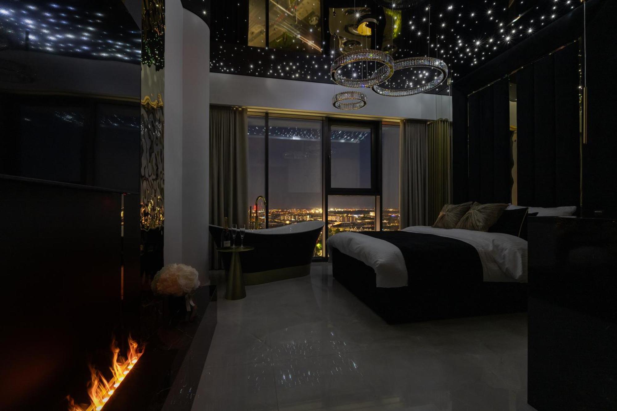 Goldstar Apartament- Wanna Z Widokiem, 19 Pietro, Hanza Tower Apartment *