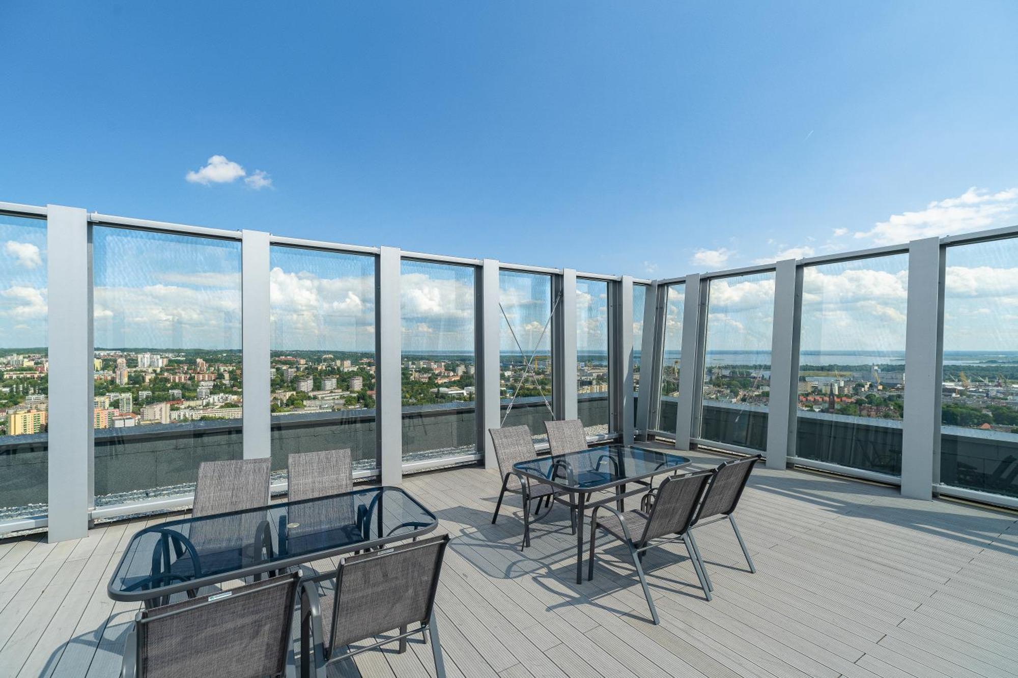 Goldstar Apartament- Wanna Z Widokiem, 19 Pietro, Hanza Tower * Szczecin